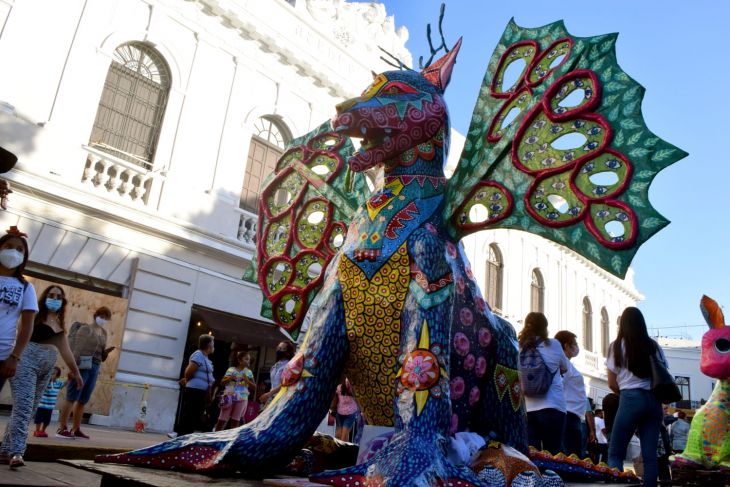 Alebrijes llenan de colores a Mérida